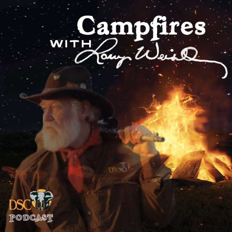 173 DSC Campfires with Larry Weishuhn talking with Herman Brune is one of Texas true character